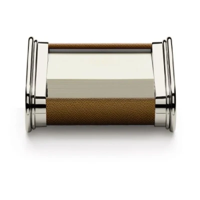 Image de Graf von Faber Castell 118571 Porte note Cognac, cuir, boîte pour env. 40 notes