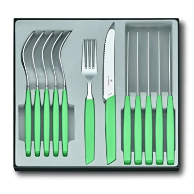 Image de Ensemble de couverts Victorinox Swiss Modern 12 pièces vert
