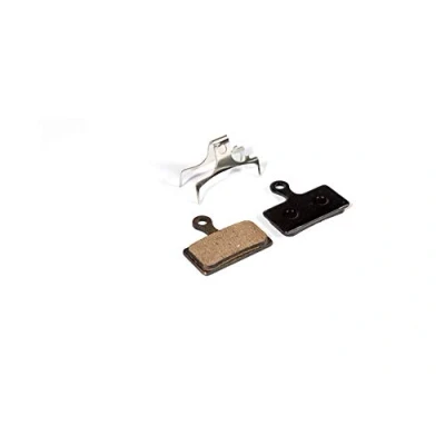 Image de Paire de plaquettes frein vélo VTT semi métal avec 1 lingette nettoyant disque Fibrax Shimano Xt M8000 M785 Xtr M9000 M985 Slx M7000 M666 M675
