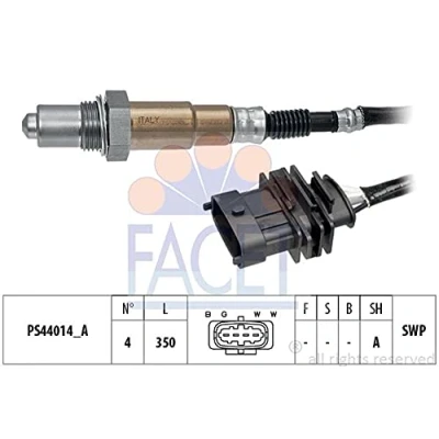 Image de FACET 10.8385 Sonde lambda chauffé, planaire, Filetage prégraissé 4 OPEL: Agila A, Omega B Berline