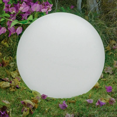 Image de Lampe sphérique d&#039;extérieur NEWGARDEN Buly Blanc Polyéthylène Éclairage LED lumière froide