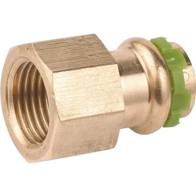 Image de Raccord laiton droit à sertir F 1/2 Ø 15 mm Comap