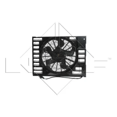 Image de NRF 47215 ventilateur Moteur 410 12 400 avec cadre du de radiateur (encadrement), sans balais