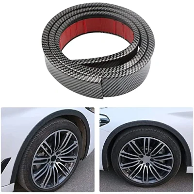 Image de JoyFan Garniture de Bord évasée pour Garde Boue Voiture 1.5M Joint en Caoutchouc Edge, Bande Protection Portière Autocollant Sourcil Roue Anti Collision (Noir)