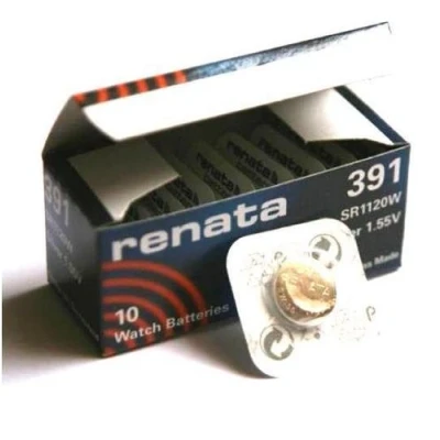 Image de 1 x Pile Renata 391 SR1120W Batterie au Lithium