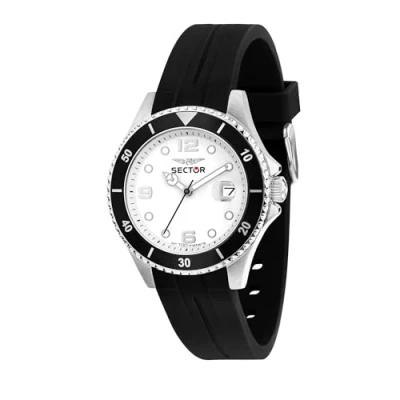 Image de Montre SECTOR en acier pour homme Etanche 10 Atm Mouvement Quartz Verre minéral