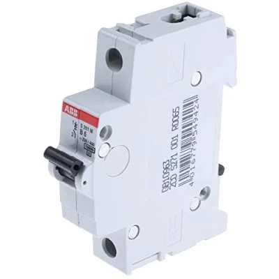 Image de ABB 2 cds271001r0065 Système Pro M Compact Disjoncteur Électrique Miniature, Pôle Unique, de Type B, 6 A Courant Nominal, 88 mm H x 17,5 W 69 D