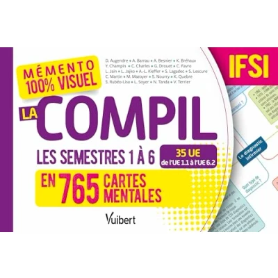 Image de Mémento 100% visuel La compil IFSI Semestres 1 à 6 en 765 cartes mentales: Pour les 3 ans du DEI