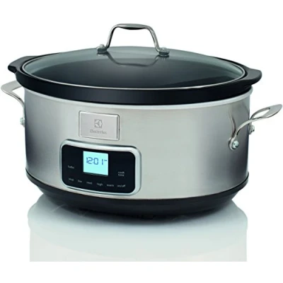 Image de Electrolux Mijoteuse ESC7400 en acier inoxydable avec 6 programmes prédéfinis, 235 W, 6,6 lt