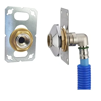 Image de Platine sortie de Cloison simple PER à Sertir Ø12 pour machine laver FIXSYSTEM