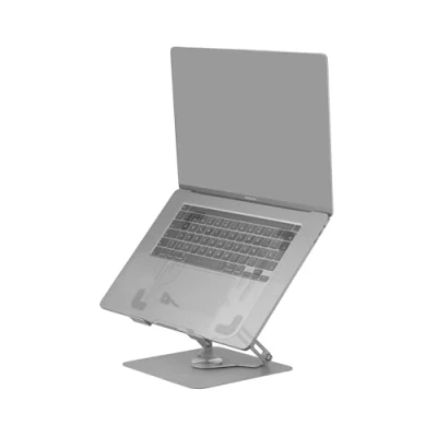 Image de Mars Gaming MA RSN, Support pour Ordinateurs Portables et Tablettes jusqu&#039;à 17&quot;, Réglage en Hauteur + Inclinaison Rotation 360º,