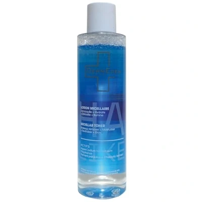Image de Laboratoires DermEden HA LIKE lotion Micellaire 200 ml 3 actions en 1 Elimine toutes les impuretés, résidus et le maquillage waterproof Agit sur signes de l’Age Fabrication Française