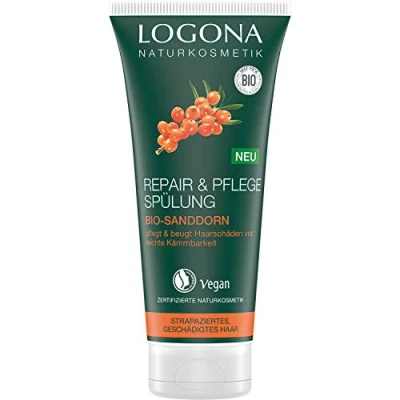 Image de LOGONA Naturkosmetik Repair &amp; Soin Après shampoing à l&#039;argousier bio Intesive pour cheveux secs et abîmés Reapré 200 ml