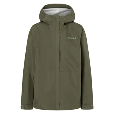 Image de Marmot Femme Wm&#039;s Minimalist Jacket, Veste imperméable GORE TEX, manteau de pluie pour le vélo, coupe vent hardshell respirant mi saison, Nori, XS