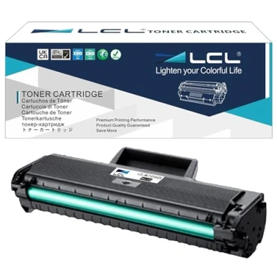 Image de LCL Cartouche de Toner Compatible MLT D1042S SU737A (1Noir) remplacement pour Samsung ML 1660 1660N 1661 1665 1665K 1666 1670 1675 1860 ML1865W ML1865 1865W SCX 3200