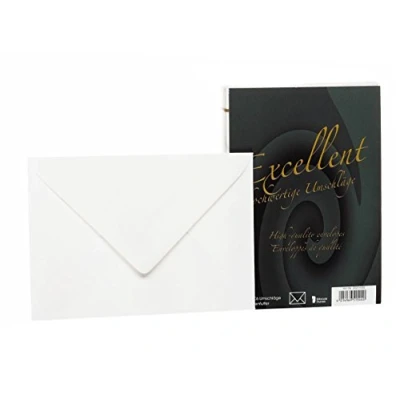 Image de Rössler 20211930 25 Enveloppe lignée Blanc Format C6