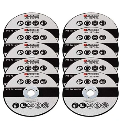 Image de Parkside 297696 Lot de 10 disques à tronçonner rechange pour meuleuse d&#039;angle PWSA 12 Li A1 LIDL IAN