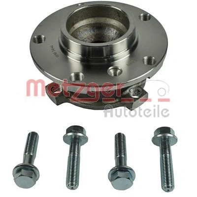 Image de METZGER WM 3444 kit de roulements roue Essieu avant gauche, droit avec moyeu roue, vis 139 BMW: 5 Berline, Touring