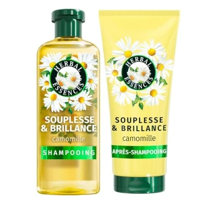 Image de Herbal Essences Souplesse &amp; Brillance Shampooing 250ml Et Après 200ml Camomille