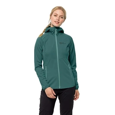 Image de Jack Wolfskin GO HIKE Veste softshell, Femme, Taille: XS, Petrol