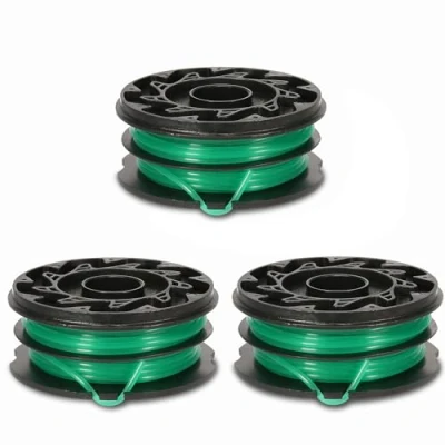 Image de Eyoloty Reflex Plus A6495 XJ Lot de 3 bobines fil compatibles avec les coupe bordures électriques Black+Decker GL701, GL741, GL720, GL716 et GL716B, bobine double rechange, 12 m