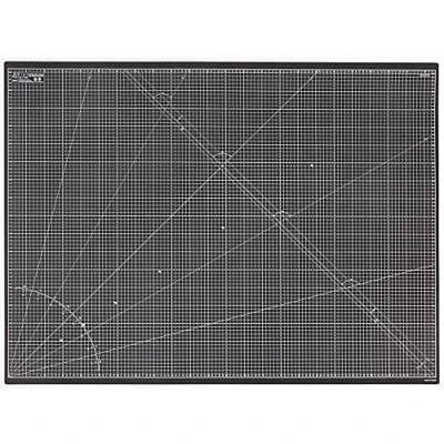 Image de Elan Tapis de Découpe A0 Noir et Taupe, Decoupe Autocicatrisant, Plaque Découpe, Couture, Coupe, Cutting Mat A0, Patchwork 120cm x 90cm