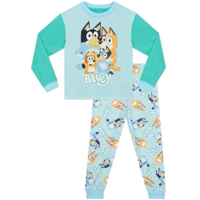 Image de BlueY Pyjama Ensembles De Garçon Bingo Bleu 18 24 Mois
