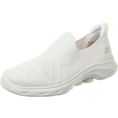 Image de Skechers Performance GO WALK 7 SLIP ON Chaussures de course, Femme, Taille: 40, Off white Textile