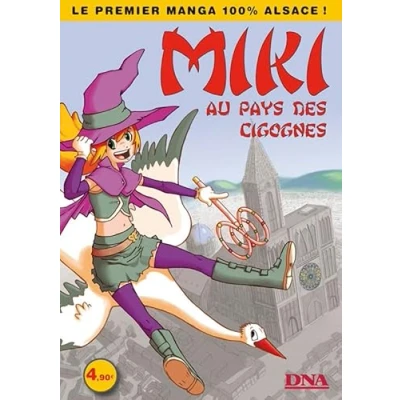 Image de Miki au Pays des Cigognes le Premier Manga 100 % Alsace Livre d’occasion Très bon