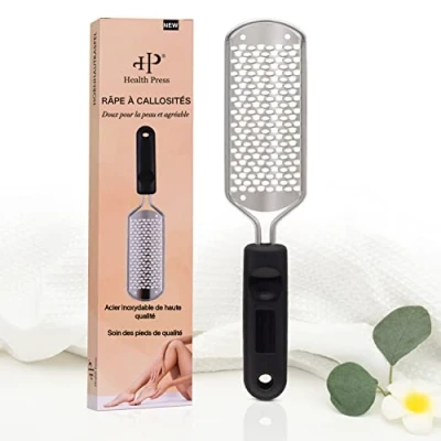 Image de Lime pour Les Pieds de Health Press Retireur Callosités Rabot à Râpe Elimination des Lima en Acier Inoxydable Peau Dure Callus Remover Pédicure