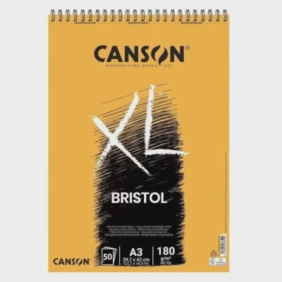 Image de CANSON XL Bristol Album 50 feuilles A3 180g/m² Extra blanc