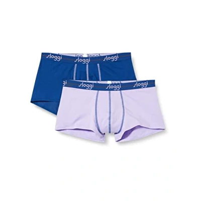 Image de Sloggi Start Hipster C2P Box Homme, Lilac Dark Combination, 4