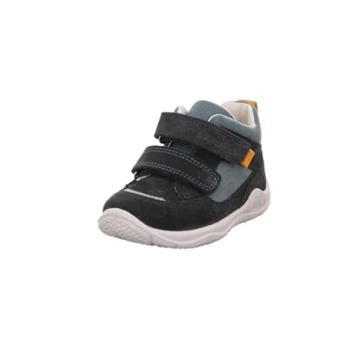 Image de Superfit Universe Chaussures premiers pas pour enfants, Taille: 20, Grau/blau Cuir et textile