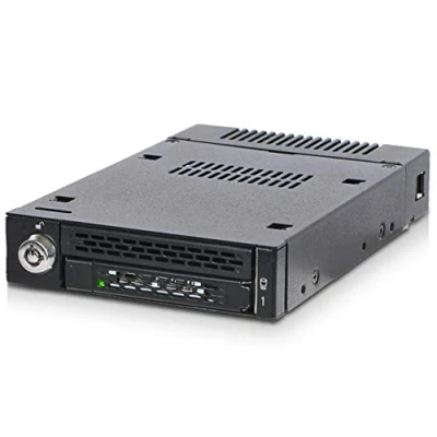 Image de Rack Mobile SSD M.2 NVMe ICY DOCK ToughArmor MB833M2K B 64Gb/s Noir Sécurité clé