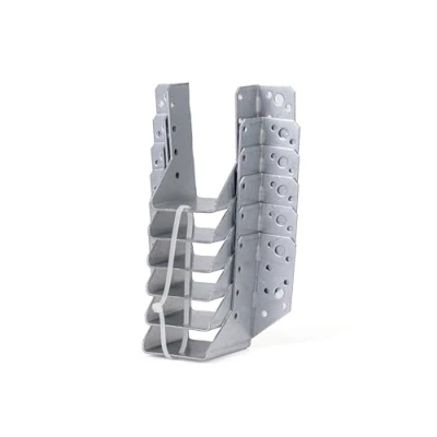 Image de Alberts 331375 Support U type A ailes extérieures galvanisé Sendzimir 60 x 100 mm Set de 6 pièces