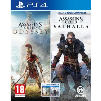 Image de COMPILATION AC ODYSSEY + VALHALLA PS4