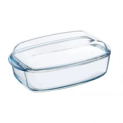 Image de Pyrex Essentials Bol rectangulaire avec Couvercle 45 l