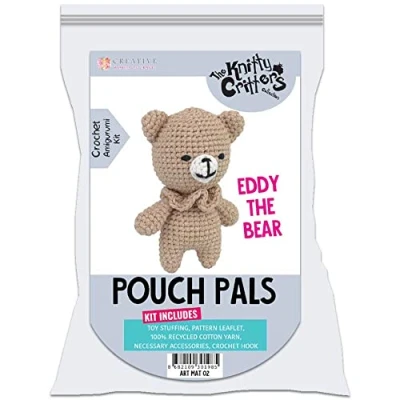 Image de Knitty Critters The Pouch Pals Eddy l&#039;ours