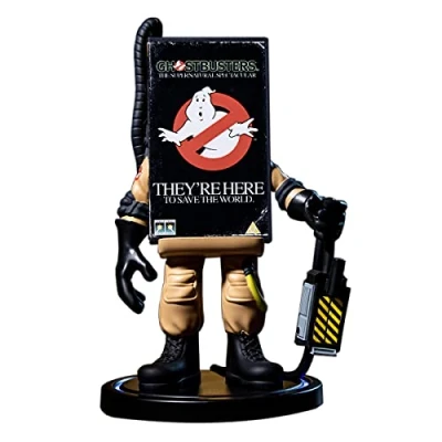 Image de Numskull Power Idolz Ghostbusters VHS Support de téléphone sans Fil Compatible avec Les appareils compatibles Qi, Fast Qi NS3144