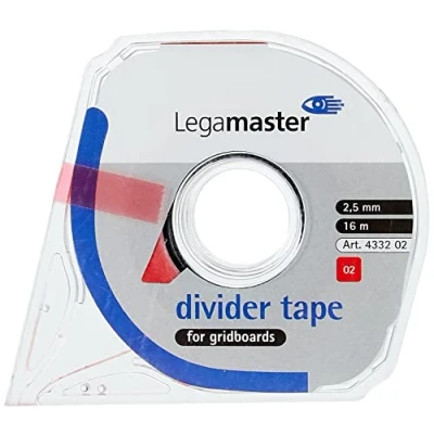Image de Legamaster 4332 02 Bande séparation 2,5 mm x 16 m Rouge