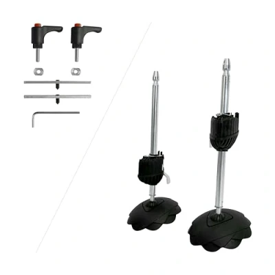 Image de Telesteps Pieds de sécurité réglables pour échelles I Seulement compatible avec produits Parfaitement adapté aux surfaces inégales Déployable à une hauteur 220mm max 9190 209
