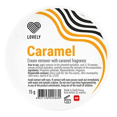 Image de P Beauty Cosmetic Accessories Lovely Lash Extension Cream Remover Pour enlever en douceur, rapidement &amp; avec ménagement les extensions de cils et la colle à différents parfums 15g