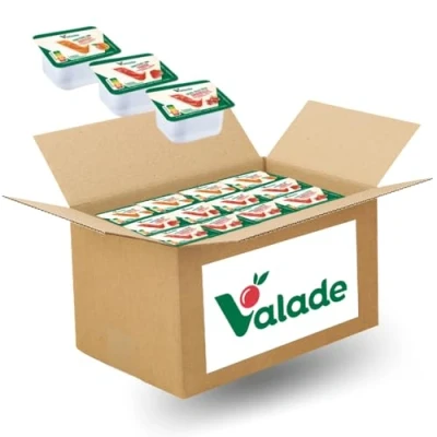 Image de VALADE 120 barquettes de confiture et gelée :abricot,fraise,groseille doses individuelles 30g