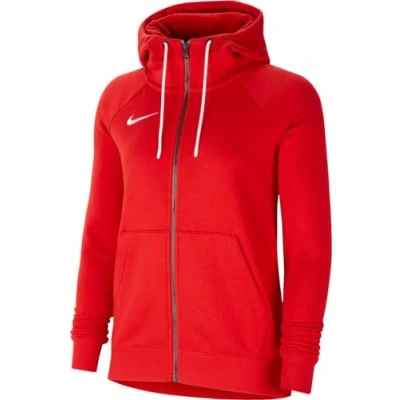 Image de Nike Performance W NK FLC PARK20 FZ Hoodie Sweat zippé University red white, Femme, Taille: Large, white