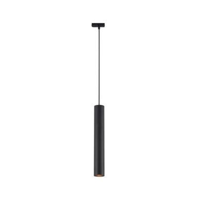 Image de Lindby Luminaire sur Rail électrique Linaro (Moderne) en Noir Métal e. a. pour Salon &amp; Salle à manger (1 lampe,à GU10), 1 phase, projecteur