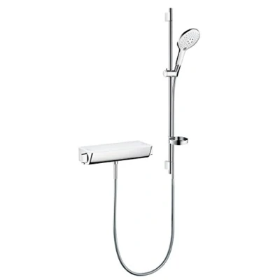 Image de hansgrohe Raindance Select S Combi douche 150 3 jet avec barre 90 cm/Ecostat Select, blanc/chromé, 27037400