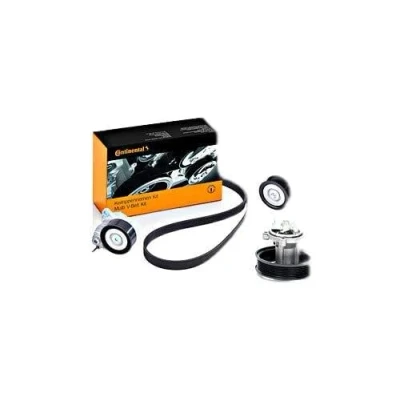 Image de CONTITECH 6PK1180WP1 Pompe à eau+Jeu de courroie trapézoïdale nervures OPEL: Corsa D 3/5 portes, C Astra H portes