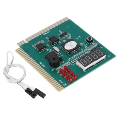 Image de MSCHENZW 4 Chiffres PC Analyseur Diagnostic Carte Postale Mère Testeur pour ISA PCI Bus Ordinateur Affichage des Défauts Pièces de Rechange Accessoires