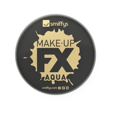 Image de Smiffys Maquillage FX de Smiffys, peinture à l&#039;eau pour le corps et visage, noir, 16ml, solution base d&#039;eau