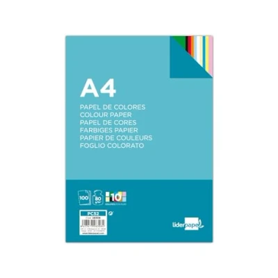Image de Liderpapel 928308 Papier Multi fonctions A4 80g/m2 10 s Lot de 100 Rose